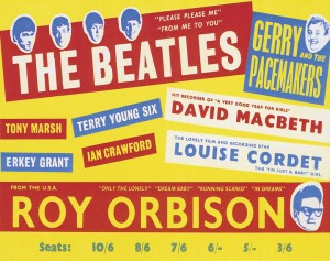 Roy Orbison, The Beatles Hand Bill