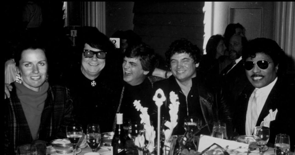 Barbara Orbison, Roy Orbison, Phil Everly & Don Everly (of ...